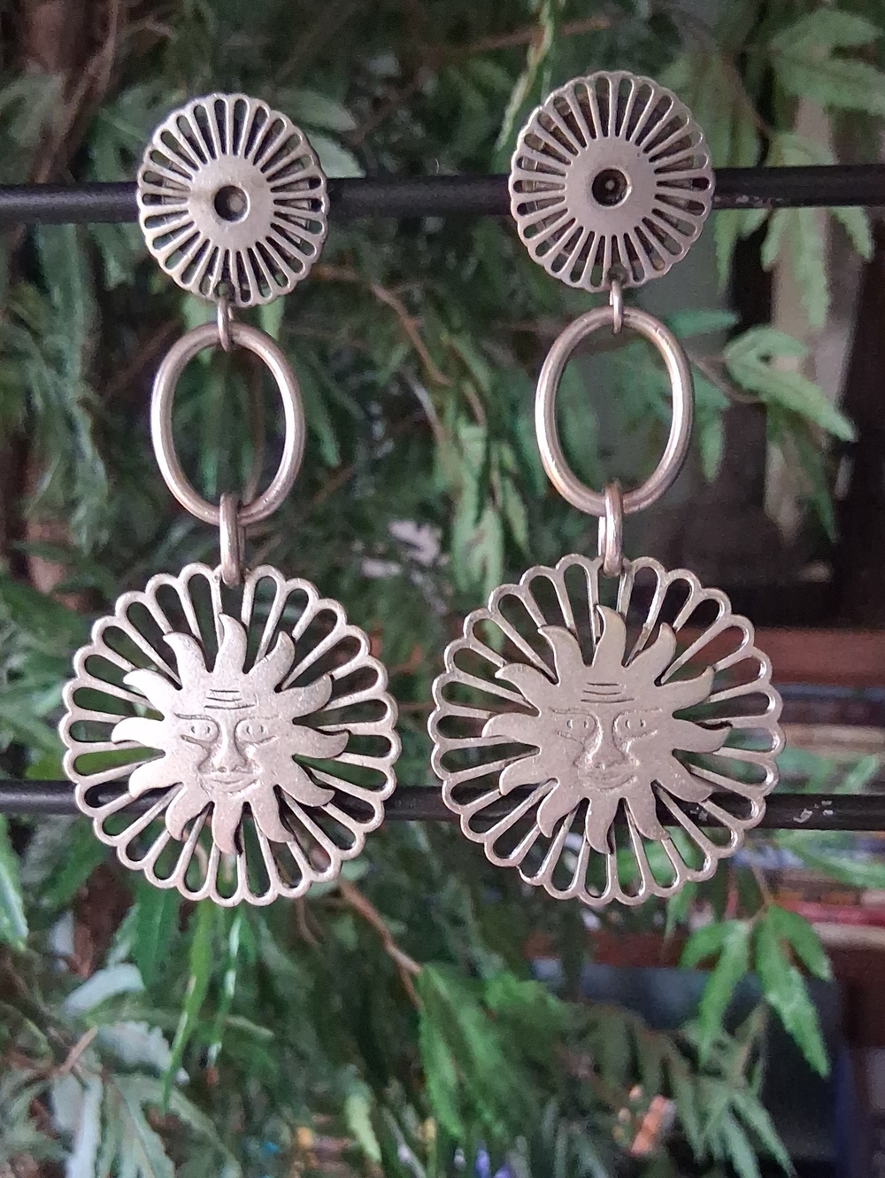 Vintage Sunburst Earrings